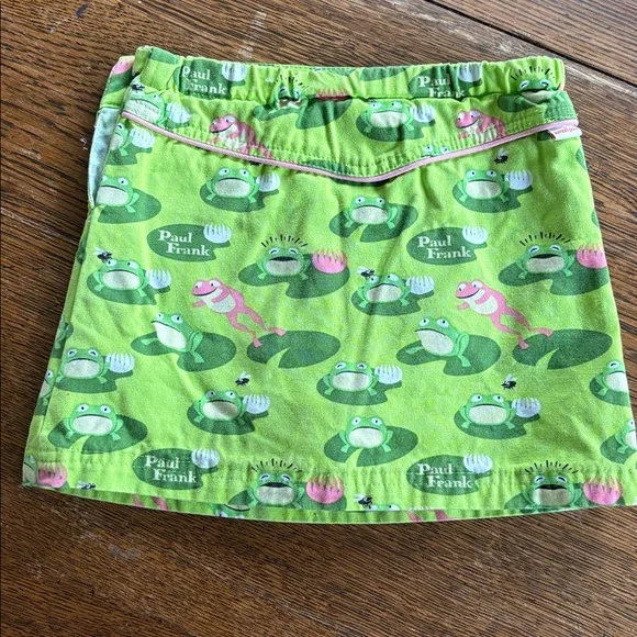 Paul Frank Small Paul Skort Frogs Size 6 - Picture 4 of 6